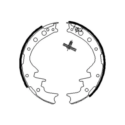Sada brzdových čeľustí KAVO PARTS BS-9902