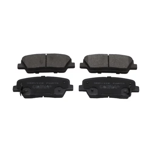 Sada brzdových platničiek kotúčovej brzdy KAVO PARTS KBP-3034