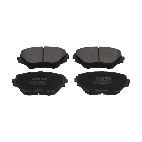 Sada brzdových platničiek kotúčovej brzdy KAVO PARTS KBP-9011