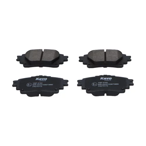 Sada brzdových platničiek kotúčovej brzdy KAVO PARTS KBP-9162