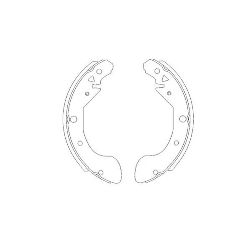 Sada brzdových čeľustí KAVO PARTS KBS-1402