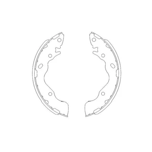 Sada brzdových čeľustí KAVO PARTS KBS-3402