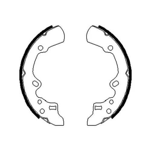 Sada brzdových čeľustí KAVO PARTS KBS-5419