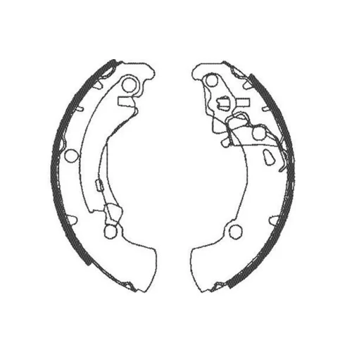 Sada brzdových čeľustí KAVO PARTS BS-1909