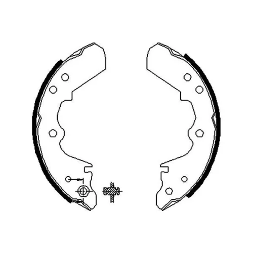 Sada brzdových čeľustí KAVO PARTS BS-3900