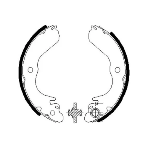 Sada brzdových čeľustí KAVO PARTS BS-6408
