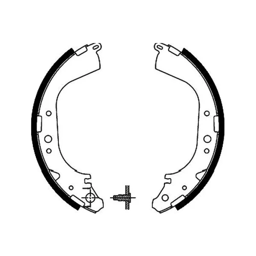 Sada brzdových čeľustí KAVO PARTS BS-9909