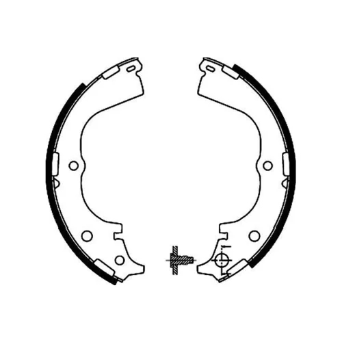 Sada brzdových čeľustí KAVO PARTS BS-9919