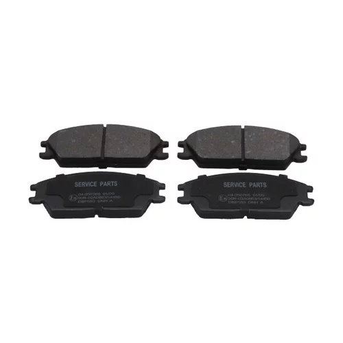 Sada brzdových platničiek kotúčovej brzdy KAVO PARTS KBP-3028