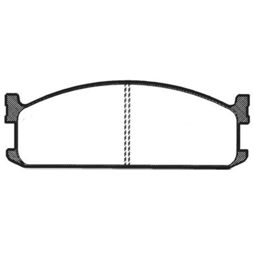 Sada brzdových platničiek kotúčovej brzdy KAVO PARTS BP-3504