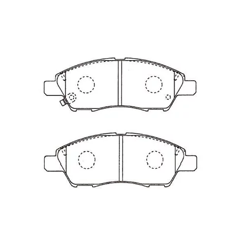 Sada brzdových platničiek kotúčovej brzdy KAVO PARTS BP-6626