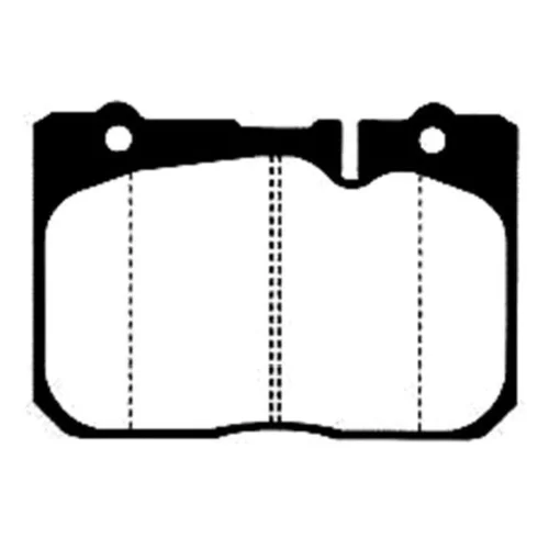 Sada brzdových platničiek kotúčovej brzdy KAVO PARTS BP-9044