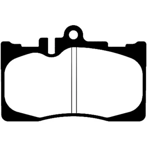 Sada brzdových platničiek kotúčovej brzdy KAVO PARTS BP-9074
