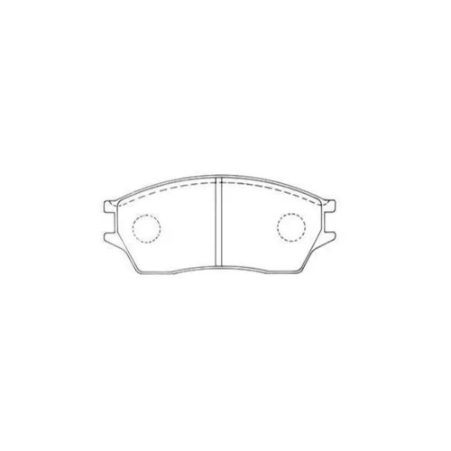Sada brzdových platničiek kotúčovej brzdy KAVO PARTS KBP-2060
