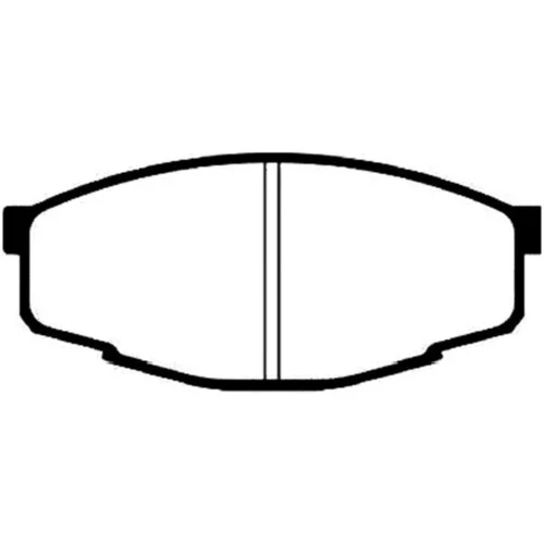 Sada brzdových platničiek kotúčovej brzdy KAVO PARTS BP-9006