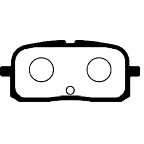 Sada brzdových platničiek kotúčovej brzdy KAVO PARTS BP-9054