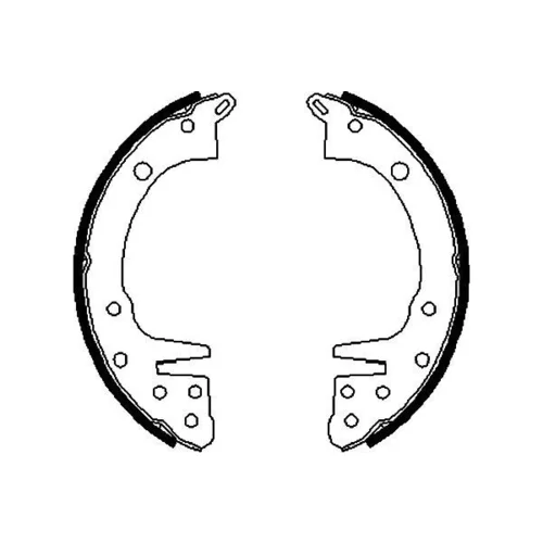Sada brzdových čeľustí KAVO PARTS BS-6400