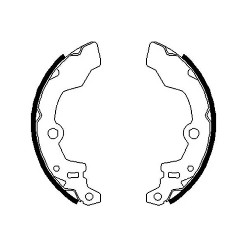 Sada brzdových čeľustí KAVO PARTS BS-8401