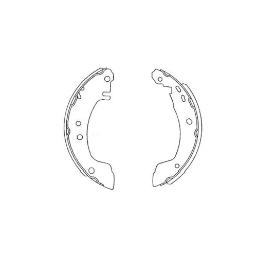 Sada brzdových čeľustí KAVO PARTS KBS-7423