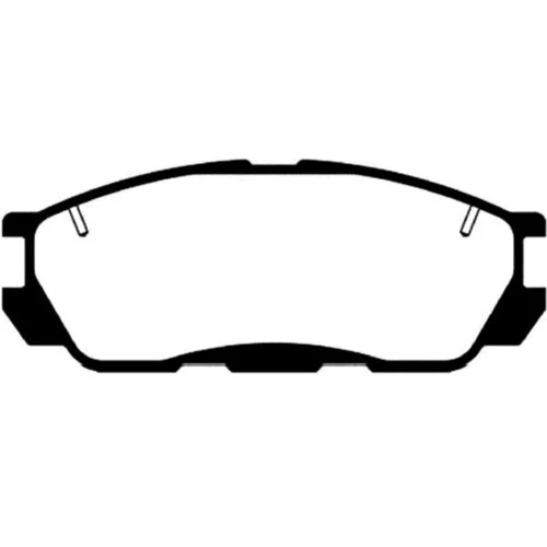 Sada brzdových platničiek kotúčovej brzdy KAVO PARTS BP-4526