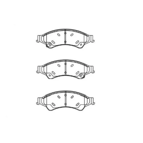 Sada brzdových platničiek kotúčovej brzdy KAVO PARTS BP-4583