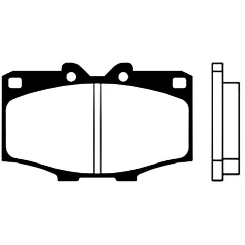 Sada brzdových platničiek kotúčovej brzdy KAVO PARTS BP-9000