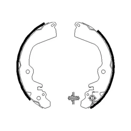 Sada brzdových čeľustí KAVO PARTS BS-6407