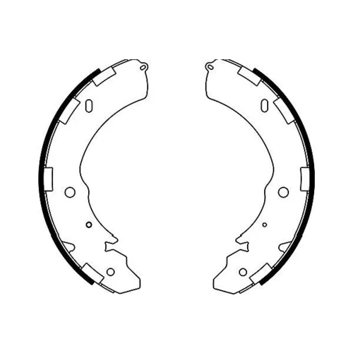 Sada brzdových čeľustí KAVO PARTS BS-6418