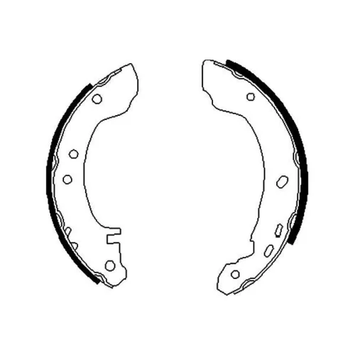 Sada brzdových čeľustí KAVO PARTS BS-7411