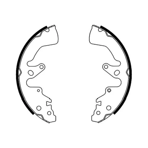 Sada brzdových čeľustí KAVO PARTS BS-8925