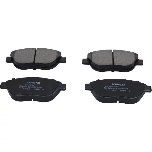Sada brzdových platničiek kotúčovej brzdy KAVO PARTS KBP-10133