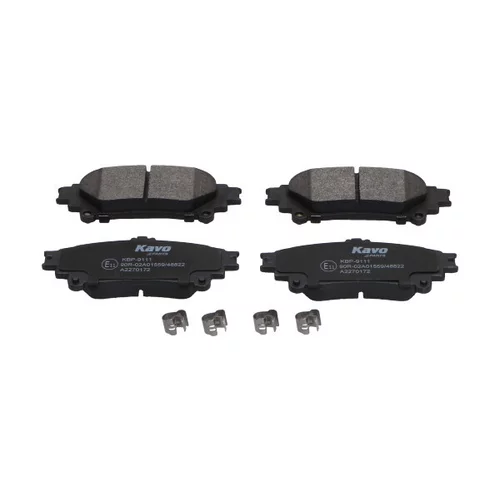 Sada brzdových platničiek kotúčovej brzdy KAVO PARTS KBP-9111