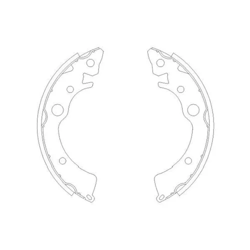 Sada brzdových čeľustí KAVO PARTS KBS-2902