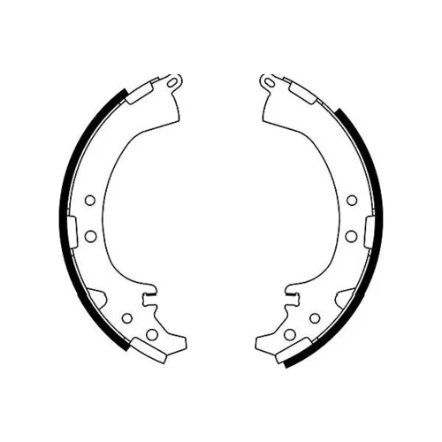 Sada brzdových čeľustí KAVO PARTS KBS-9933
