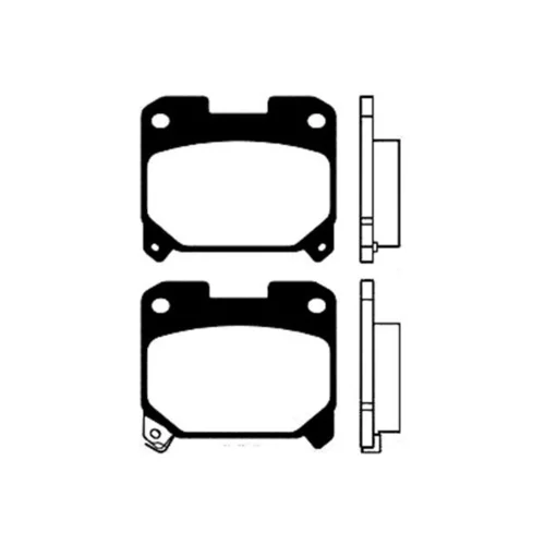 Sada brzdových platničiek kotúčovej brzdy KAVO PARTS BP-9056