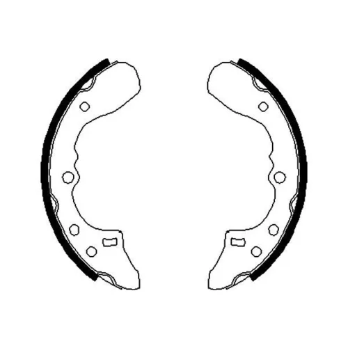 Sada brzdových čeľustí KAVO PARTS BS-5408
