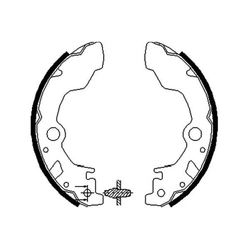 Sada brzdových čeľustí KAVO PARTS BS-8406