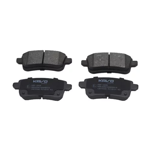 Sada brzdových platničiek kotúčovej brzdy KAVO PARTS KBP-10026