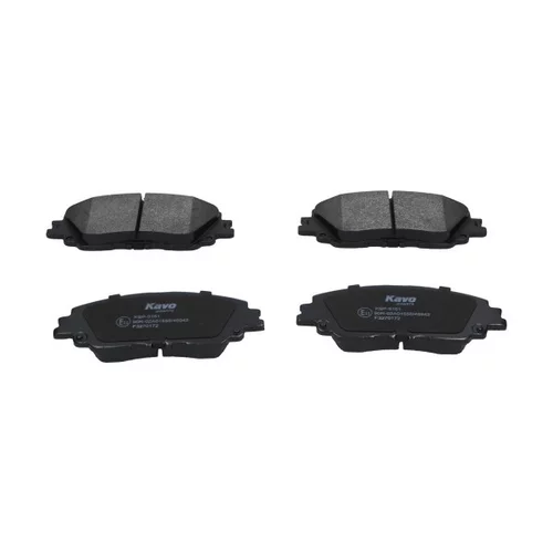 Sada brzdových platničiek kotúčovej brzdy KAVO PARTS KBP-9161