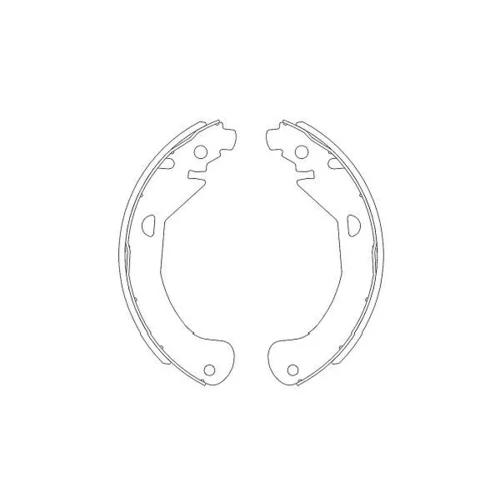 Sada brzdových čeľustí KAVO PARTS KBS-1404