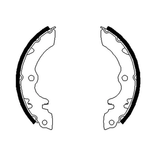 Sada brzdových čeľustí KAVO PARTS BS-8900