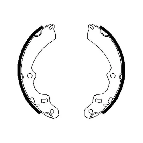 Sada brzdových čeľustí KAVO PARTS BS-8904