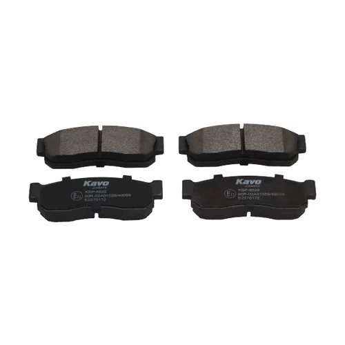 Sada brzdových platničiek kotúčovej brzdy KAVO PARTS KBP-6522