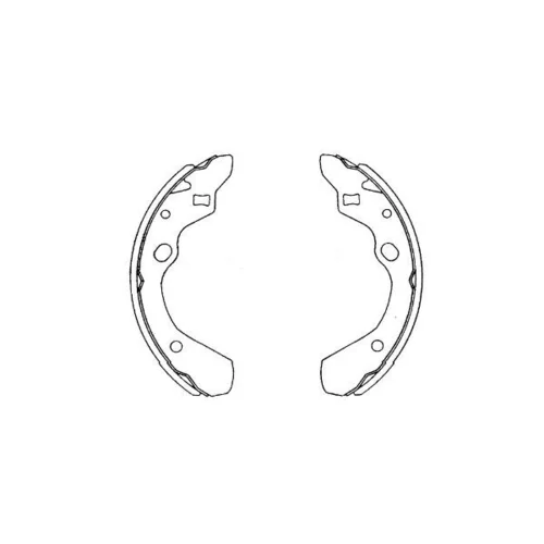 Sada brzdových čeľustí KAVO PARTS KBS-5411