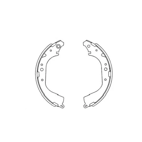 Sada brzdových čeľustí KAVO PARTS KBS-9901