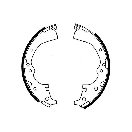 Sada brzdových čeľustí KAVO PARTS KBS-9934