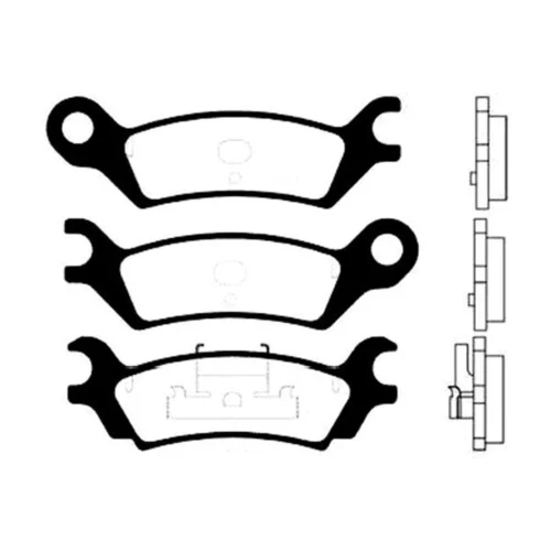 Sada brzdových platničiek kotúčovej brzdy KAVO PARTS BP-4539
