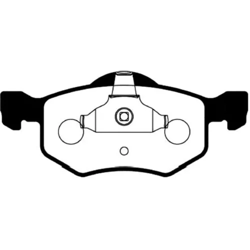 Sada brzdových platničiek kotúčovej brzdy KAVO PARTS BP-4545