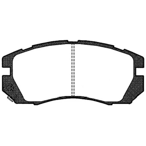 Sada brzdových platničiek kotúčovej brzdy KAVO PARTS BP-8008