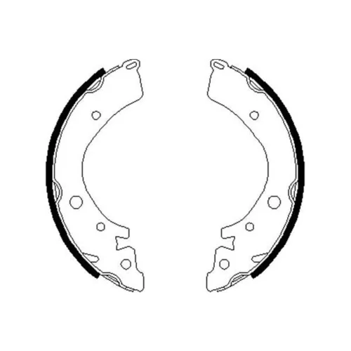 Sada brzdových čeľustí KAVO PARTS BS-2904